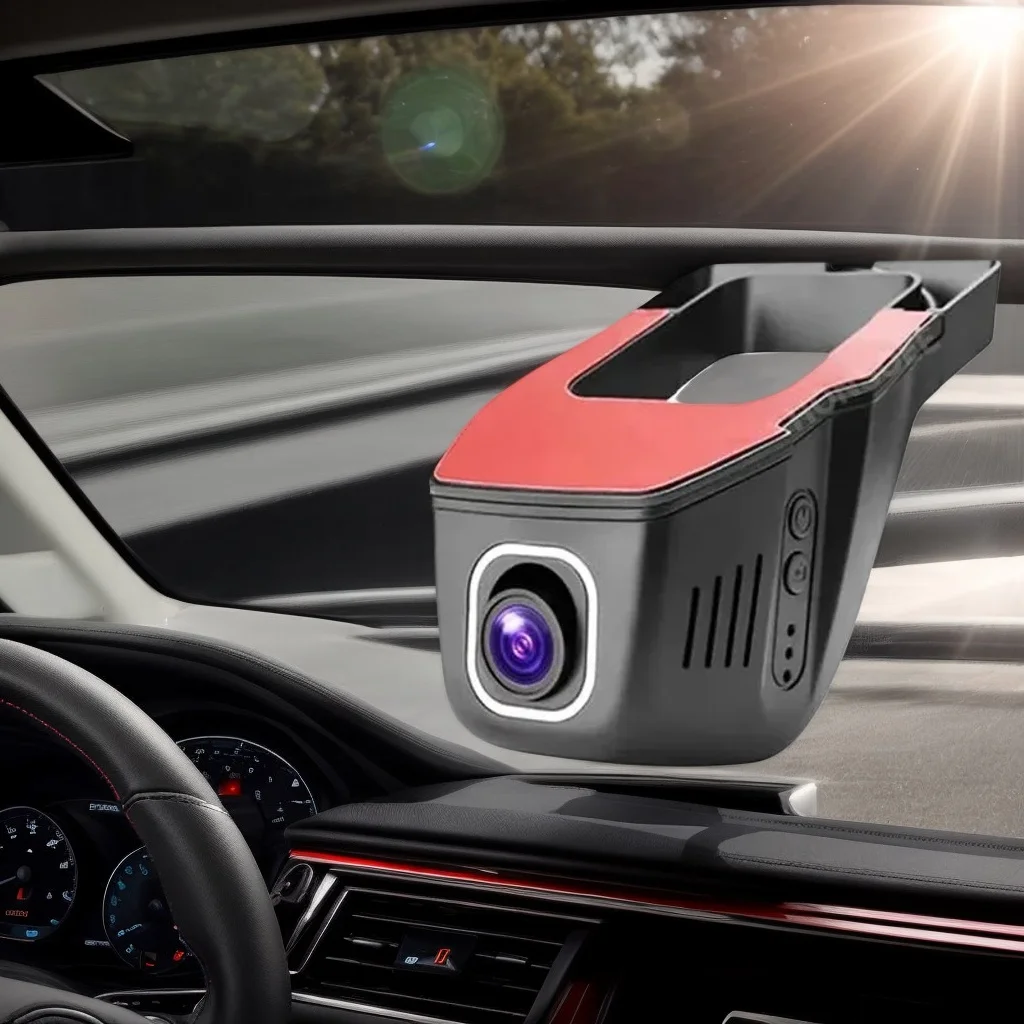 

Видеорегистратор Honsoee U680 — видеорегистратор 4K 1080P с WDR Wi-Fi, 24 часа, парковочный монитор, приложение для записи заднего вида, автоматическая камера