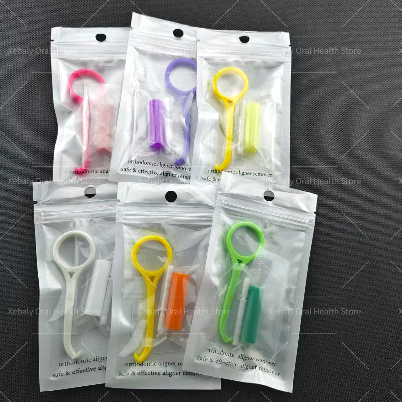 30Set Multi-flavored Dental Invisible Braces Extractor Orthodontic Remove Aligner Dentist Orthodontic Hook Chewies Oral Care