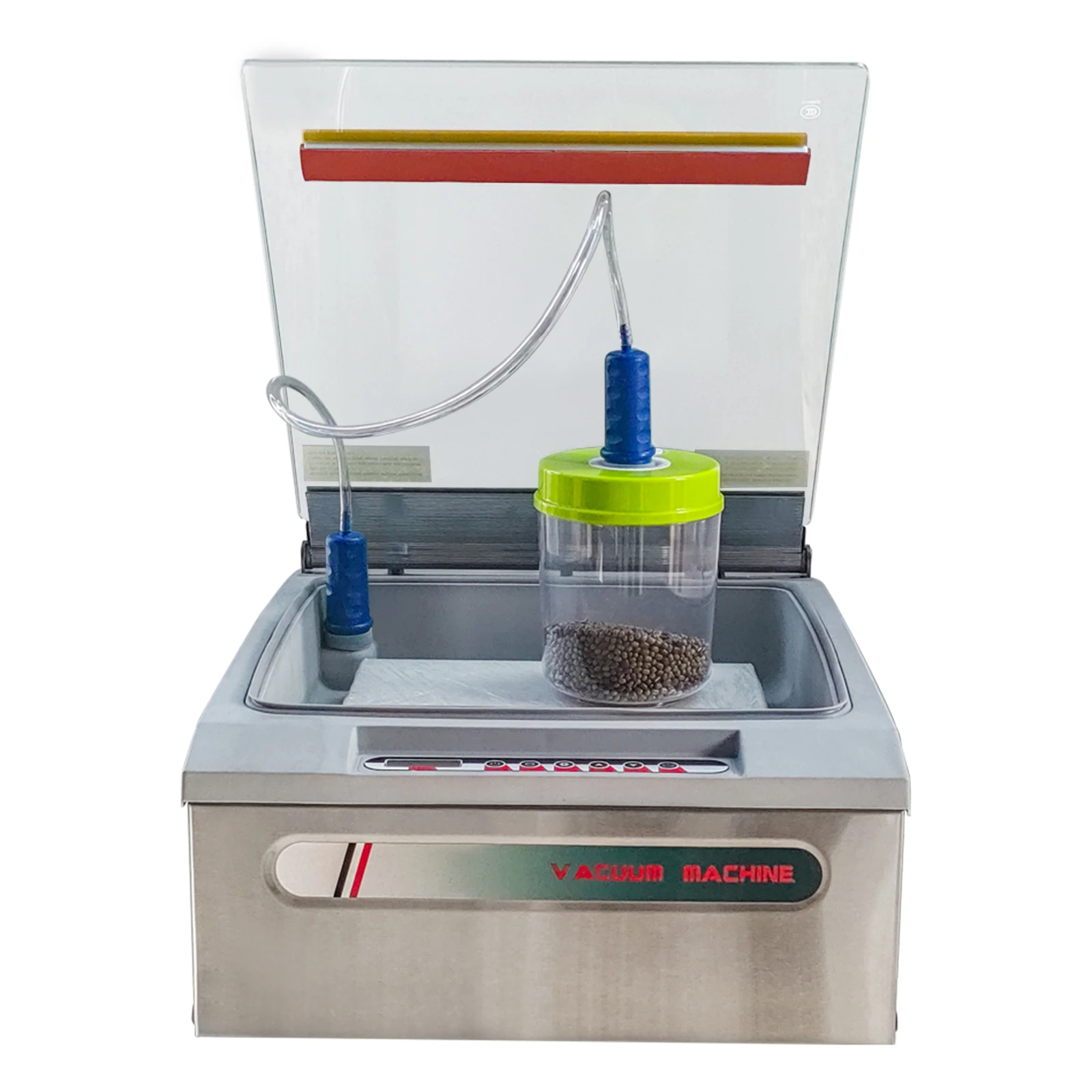 

Table Top Vacuum Sealer Packing Machine For Pickling And Storage Food Meat Nuts Boxes Bottles Sealiing L 260mm X W 6mm