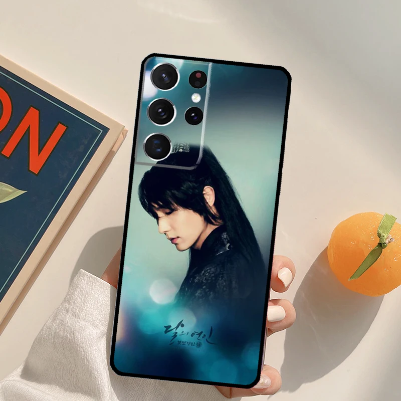 لي جون جي حافظة لهاتف سامسونج S22 S23 Ultra S8 S9 S10 S10e نوت 10 Plus نوت 20 Ultra S21 S20 FE