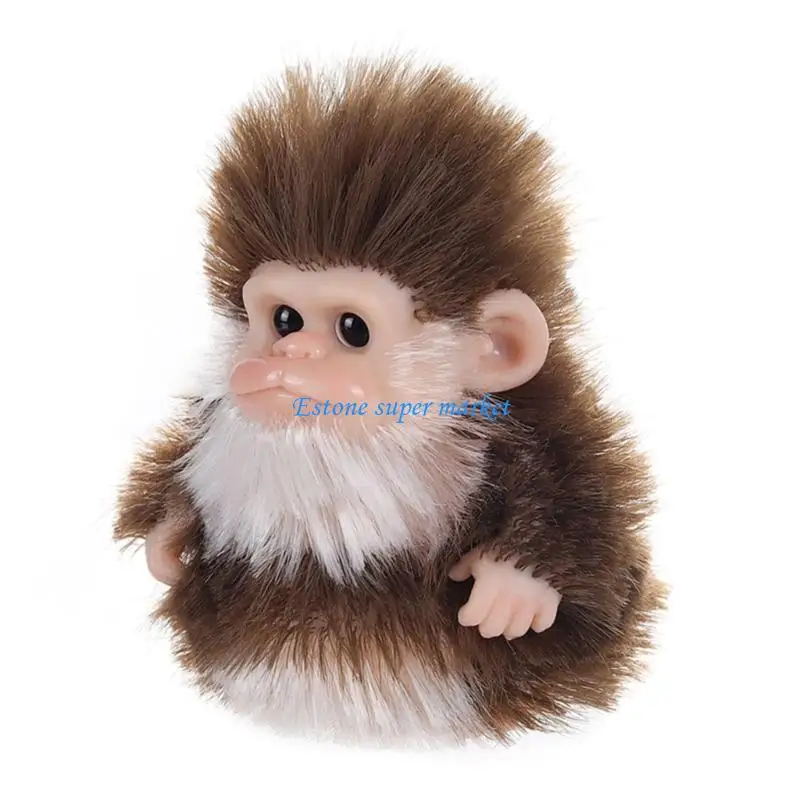 090B Realistic Standing Animal Plush Toy Featuring Silicones Base Hand Crafted Hair