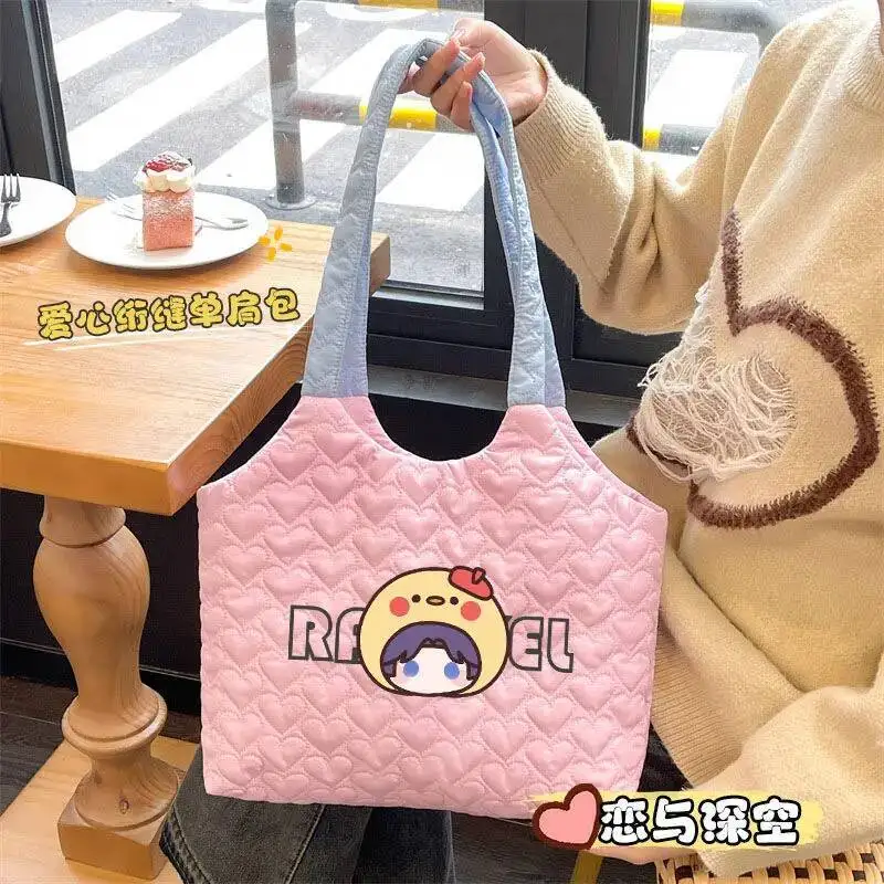 

Anime Game Love And Deepspace Cos Xavier Caleb Sylus Rafayel Zayne Unisex 2025 Large Capacity Cartoon Cute Shoulder Bag Present