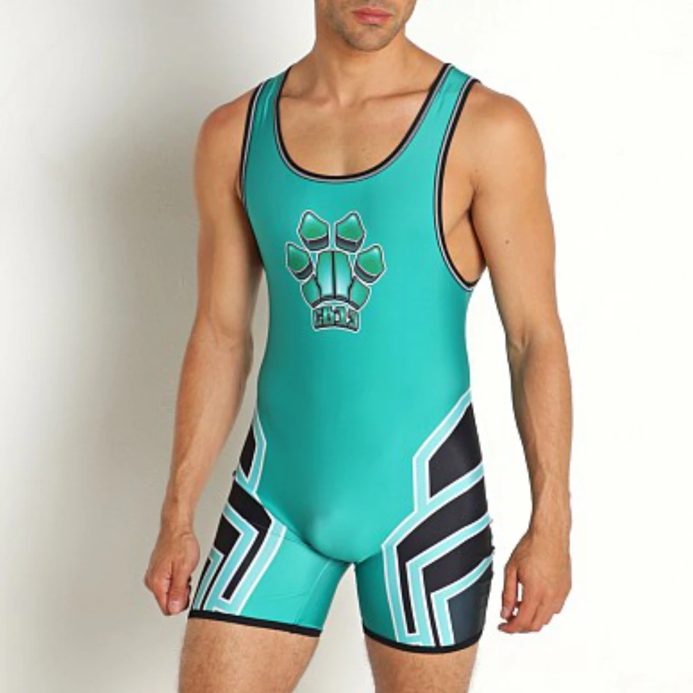 

Men Sleeveless Wrestling Singlets Boxing Skinsuit Weightlifting Clothing Running Team Speedsuit Gym Training Gymnastics Clothing