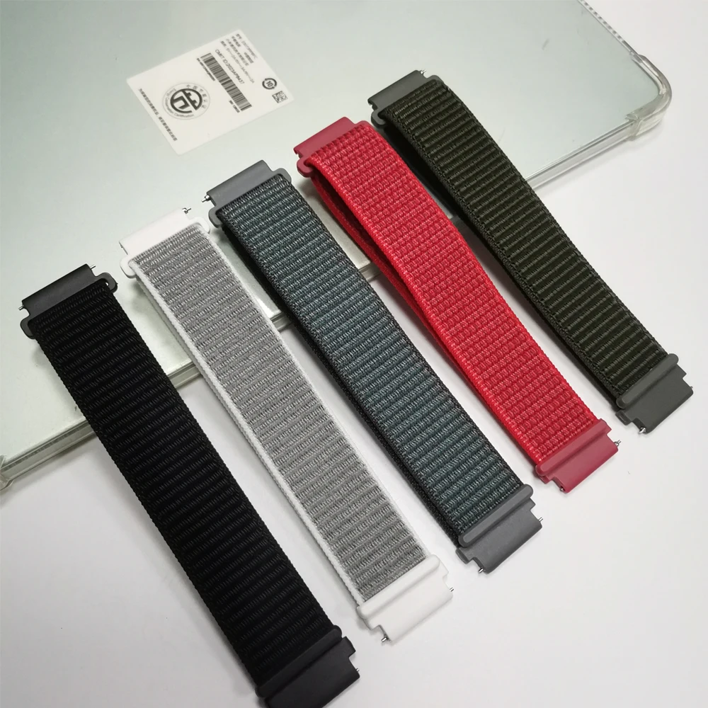 20 22mm Elastic Nylon Loop Strap for POLAR Vantage M3 M V2 Watch Band for POLAR Ignite 3 2/Grit X Pro/Pacer Breathable Bracelets