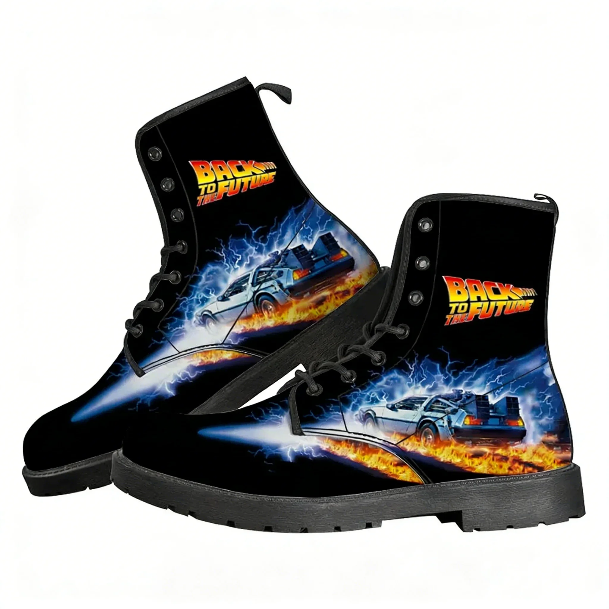 

Back to The Futures Science Fiction Movies Casual Boots Mens Womens Customize Made Boots High-quality lightweight Boots