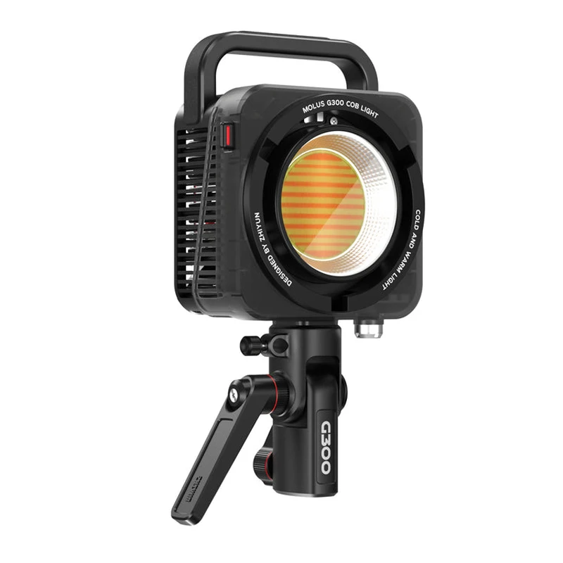 ZHIYUN MOLUS G300 300W COB LED Light Bi-color 2700K-6500K Bowens Mount Video Lamp Photography Lighting with APP Control