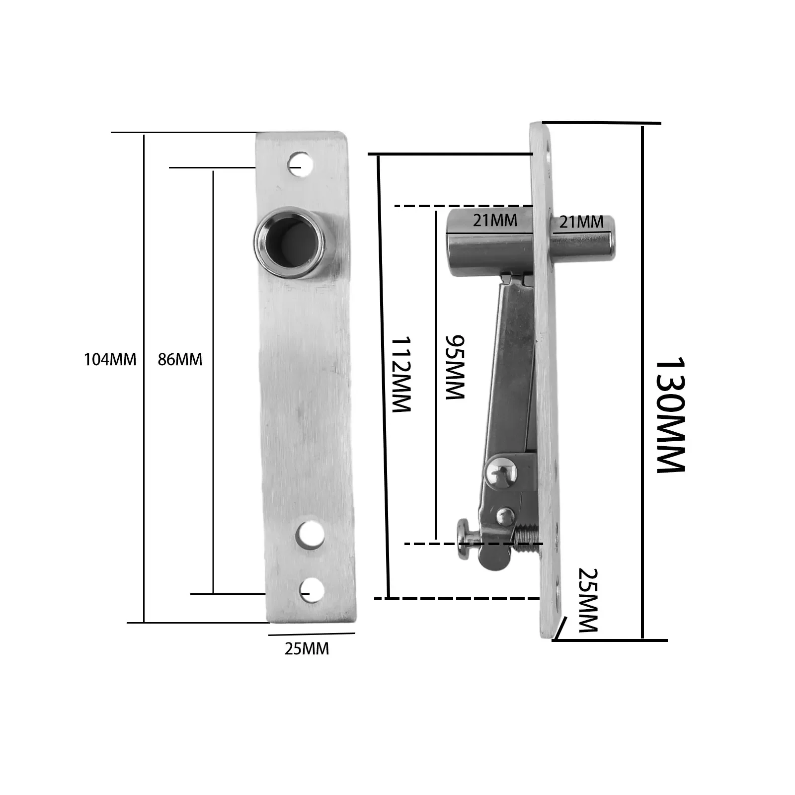 

Stainless Steel Pivot Door Hinge Heavy Duty Pivot Hinge For Wood 360 Degree Shaft Murphy Rotary Door Furniture Fittings Hardware