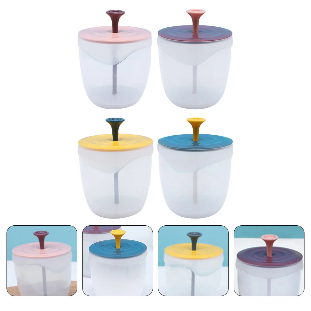 4 Pcs Facial Cleanser Foamer Mini Bubbling Tool Cleaning Bubbler Wipes Cup Maker Pp Man