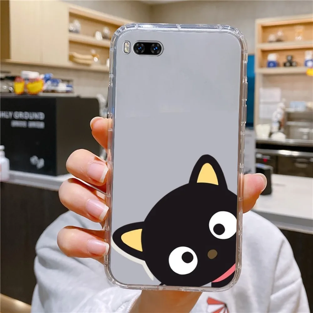 Sanrio Chococat Phone Case For Huawei Mate P10 P20 P30 P40 P50 Smart Z Honor 50 60 70 Pro Lite Transparent Case