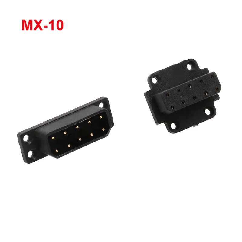 5 paar 9 + 2 MPX Stecker 9W2 Verbinden Männlich Weiblich Adapter für Elektrische Fahrzeug Balance Auto JX4/JX6/JX8 Servo RC Batterien