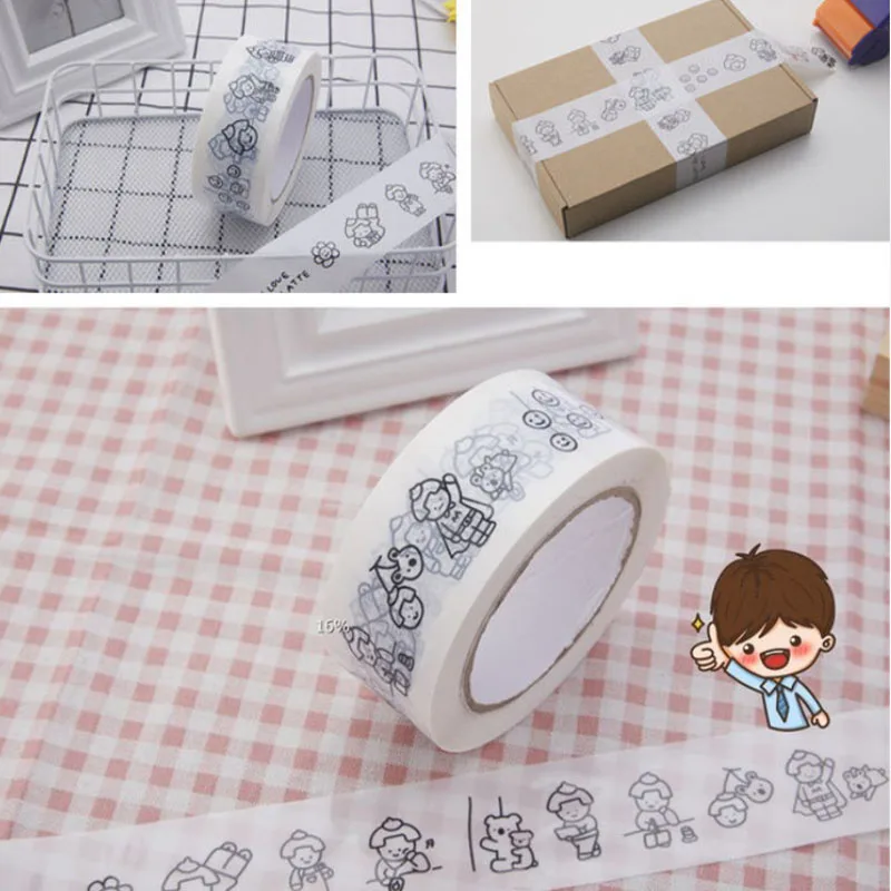 New Kawaii Cute Snoopy Adhesive Tape Packaging and Sealing Tape Express Packaging Sealing Tape Anime Peripherals Festival Gift