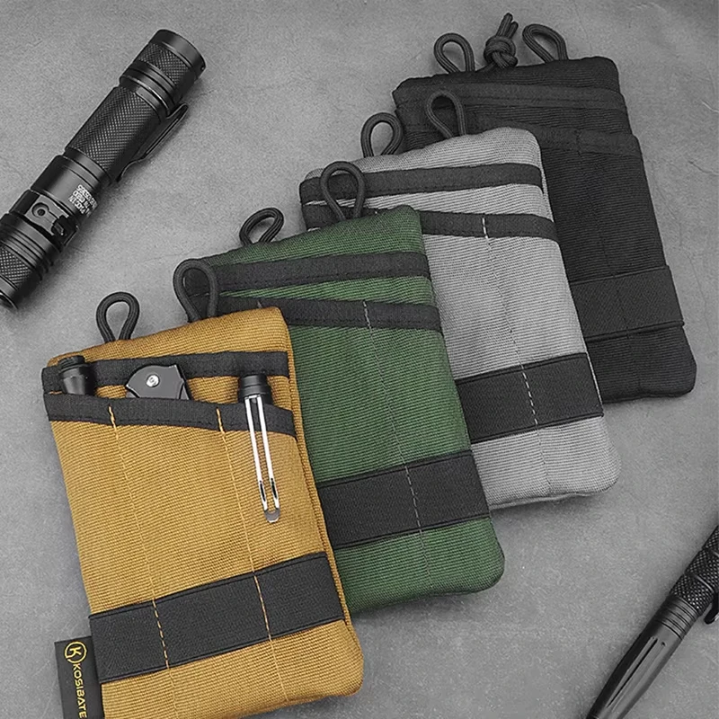 

Тактическая сумка-кошелек EDC, мини-сумка на пояс, для карт и ключей, с поясной сумкой для кемпинга, походов, охоты, рыбалки, активного отдыха, кошелек для мелочи