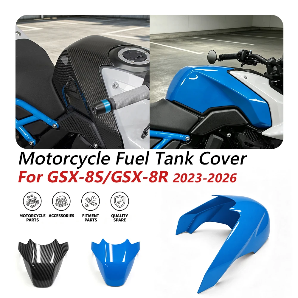For GSX-8S 2023- GSX-8R 2024- GSX8S GSX8R GSX 8S 8R 2025 2026 Motorcycle Nose Cone Shroud Fuel Tank Cover Guard UpperAccessories
