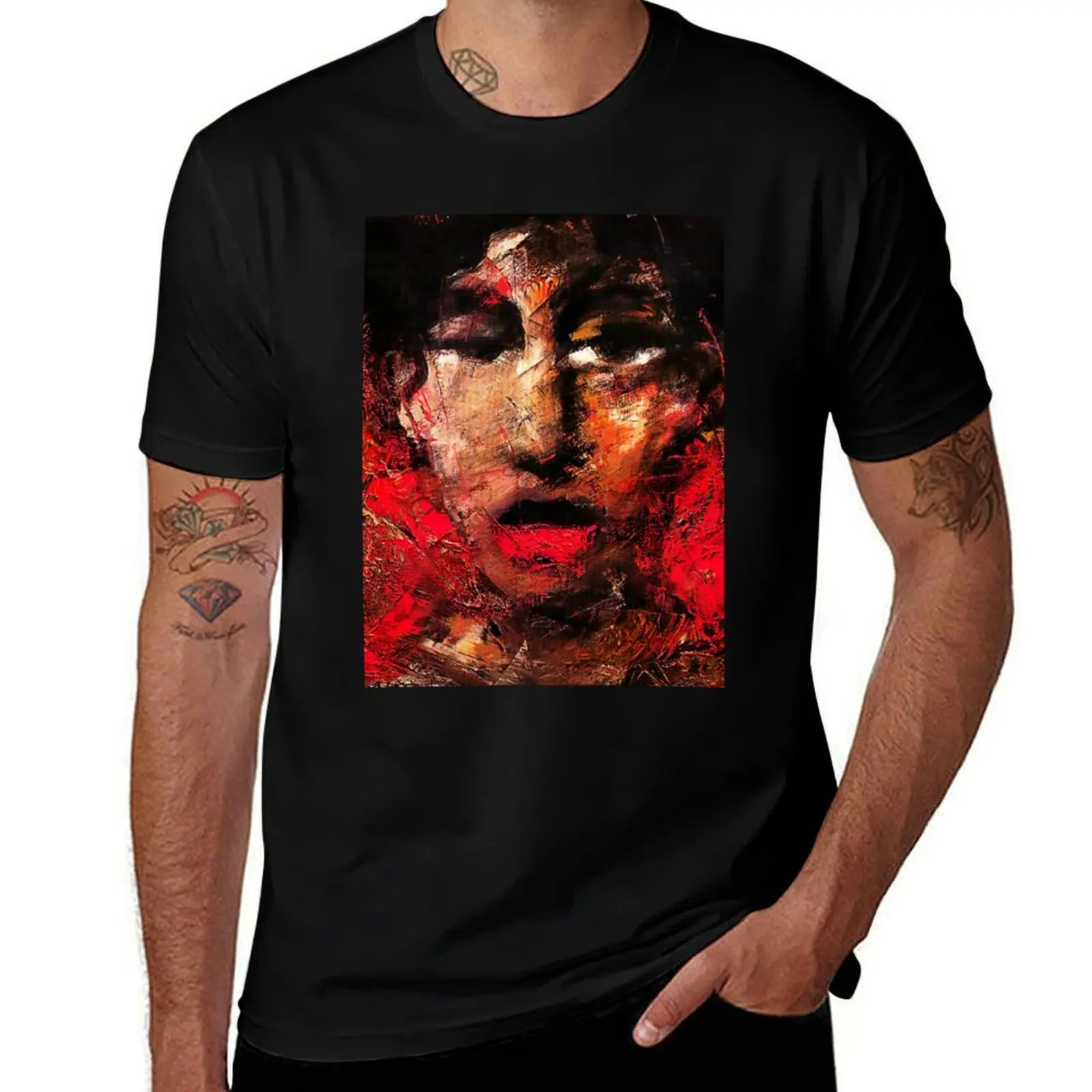

Him Band Venus Doom Cover Album Heartagram Ville Valo T-Shirt Lightweight Gym Training T-Shirt