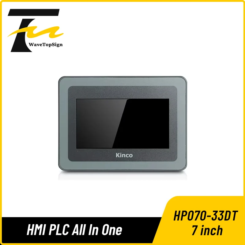 Kinco HP070-33DT 7 inch HMI PLC All In One Touch Screen With Programmable Controller Integrated Panel DI16 DO14 2AI RS485