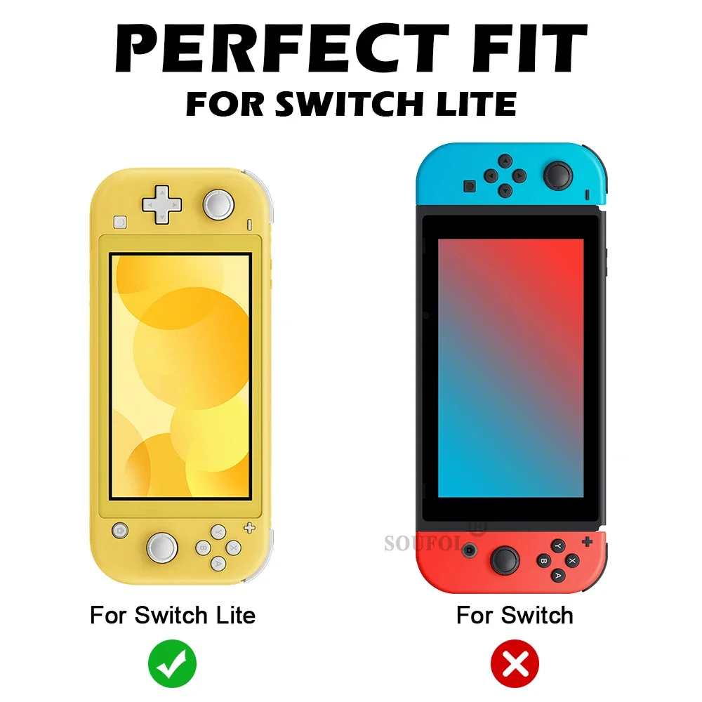 Transparent Case For Switch Lite All-inclusive Storage Clear Protective Cover Super Light PC Integrated Crystal Shell