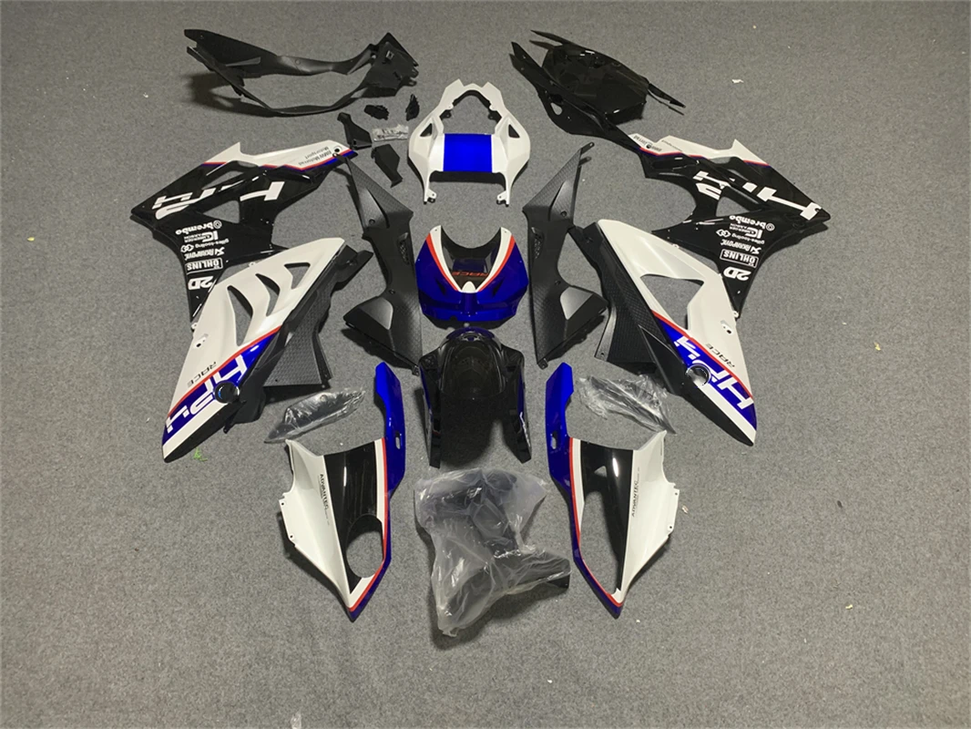 Blue white black Motorcycle Fairing Kit for apply BMW S1000RR HP4 2009 2010 2011 2012 2013 2014 Body Kit