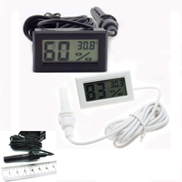 Professional Mini Probe Digital LCD Thermometer Hygrometer Humidity Temperature Meter Indoor Digital LCD Display  R23
