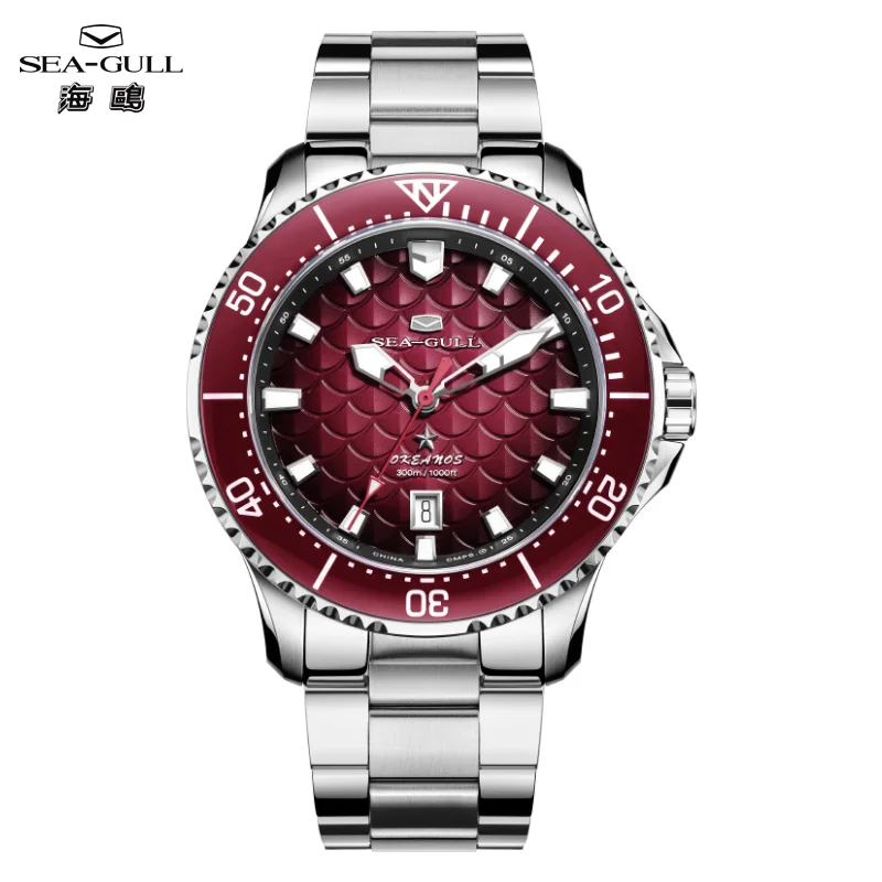 Seagull Dragon King Herren Automatische Mechanische Uhr Ocean Series Pro 30Bar Wasserdicht Taucher Top-Marke 1216