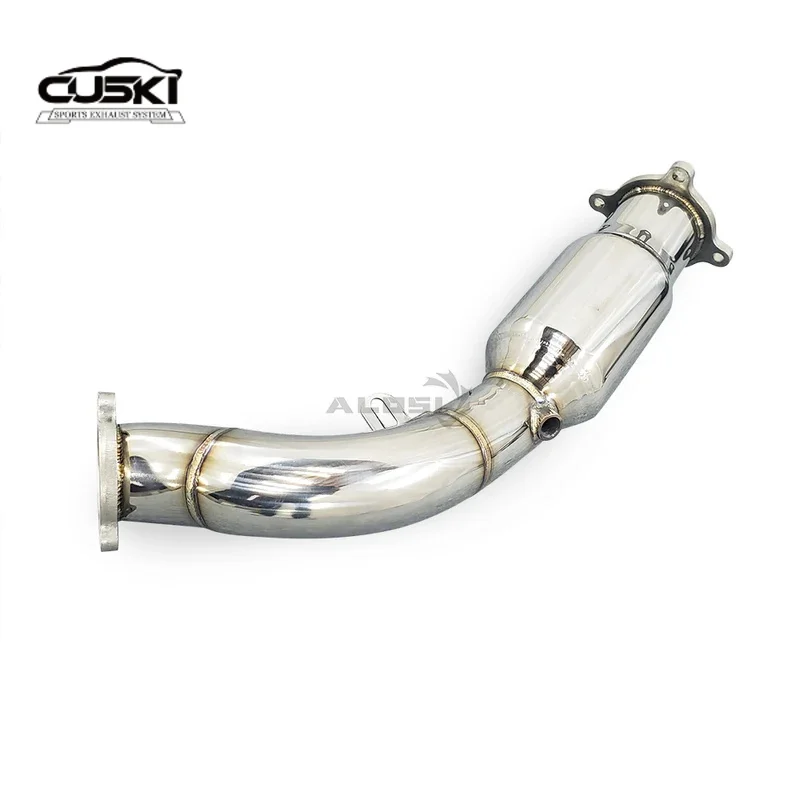 

High quality stainless steel with insulation protection exhaust downspout suitable for Audi A4 2.0T B8 2009-2016