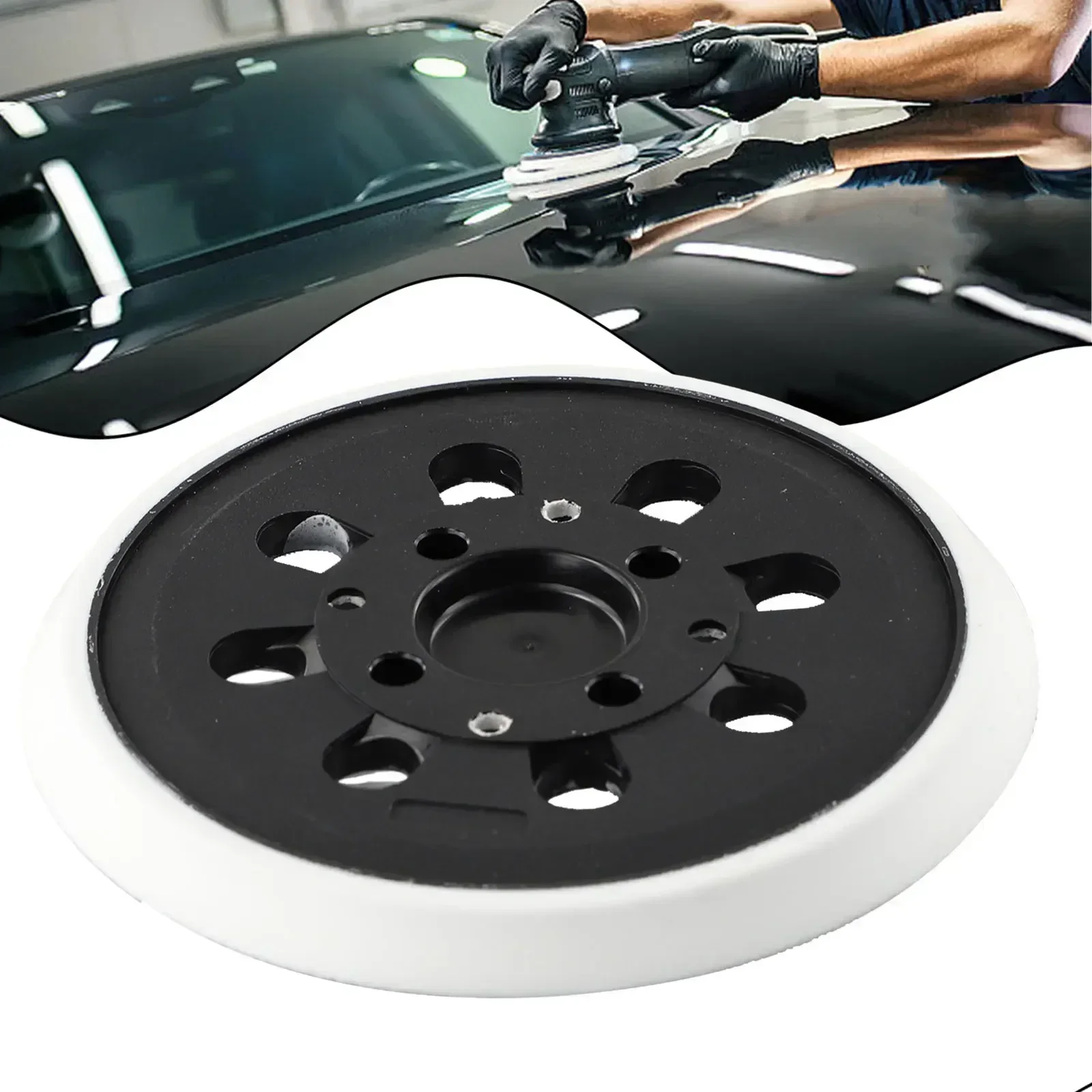 

Polishing Discs For Bosch PEX 300 AE 400 AE 4000 AE 5 Inch Sanding-Pads 125mm Backing Pad Power Polishing Tools-Accessories