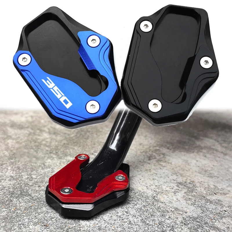 Plaque d'extension de béquille latérale CNC pour moto Honda Forza 350 300 NSS 350 300 2021-2025 Forza350, coussinet de Support de stationnement