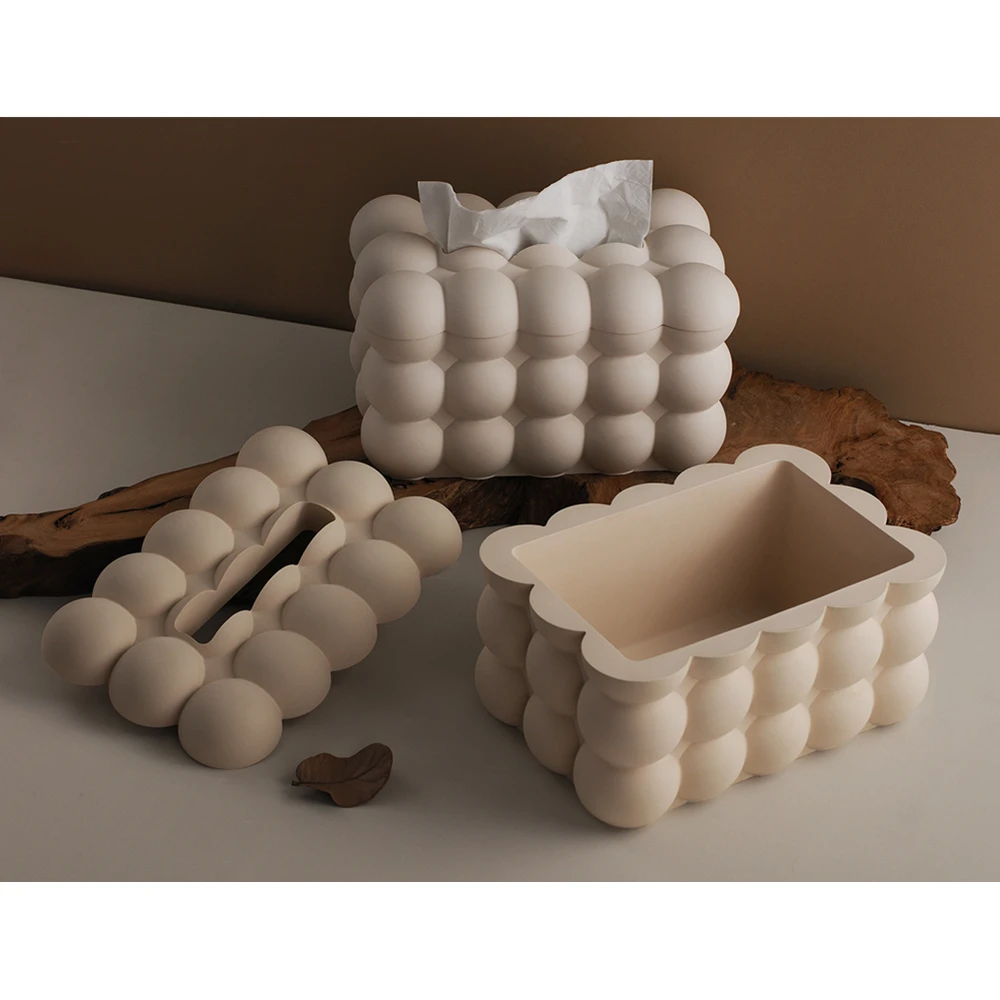 

Ящик для хранения шариковых пузырьковых салфеток, силиконовые формы, сделай сам, кубовидный органайзер для ювелирных изделий, коробки, смоляная форма, цветочный горшок, свеча, чашка, гипсовые инструменты