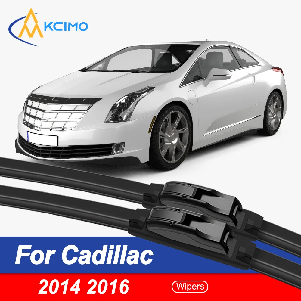 

Smooth & Silent Wiping 2PCS Wiper Blades Compatible with for Cadillac ELR 2014-2016 All-Weather Performance Clear View Safe