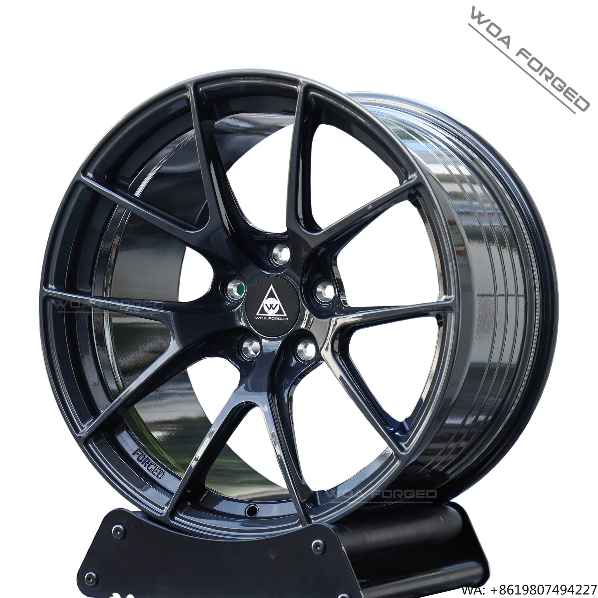 

VS-5RS Stylish Muscular 18-22 Inch Forged Aluminum Passenger Car Wheels Deep Dish Chrome Polished Low Weight 8 Inches New