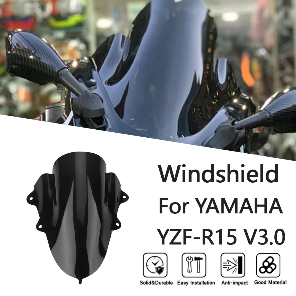 Windshield Windscreen Double Bubble Compatible for  R15 V3 2017~2020