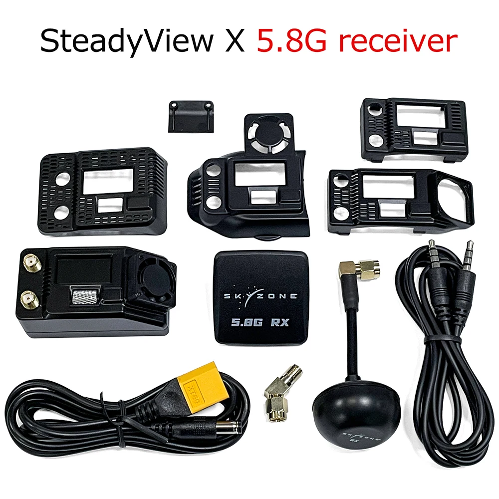 SKYZONE SteadyView X 5.8Ghz IPSスクリーン受信機モジュール シャトル