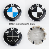 4PCS  Wheel Center Caps 68mm 56mm Blue white hubcap for BMW E46 E90 E30 F10 F30 X5 X3 E39 F25 E60 E91 E87 M Car Accessories