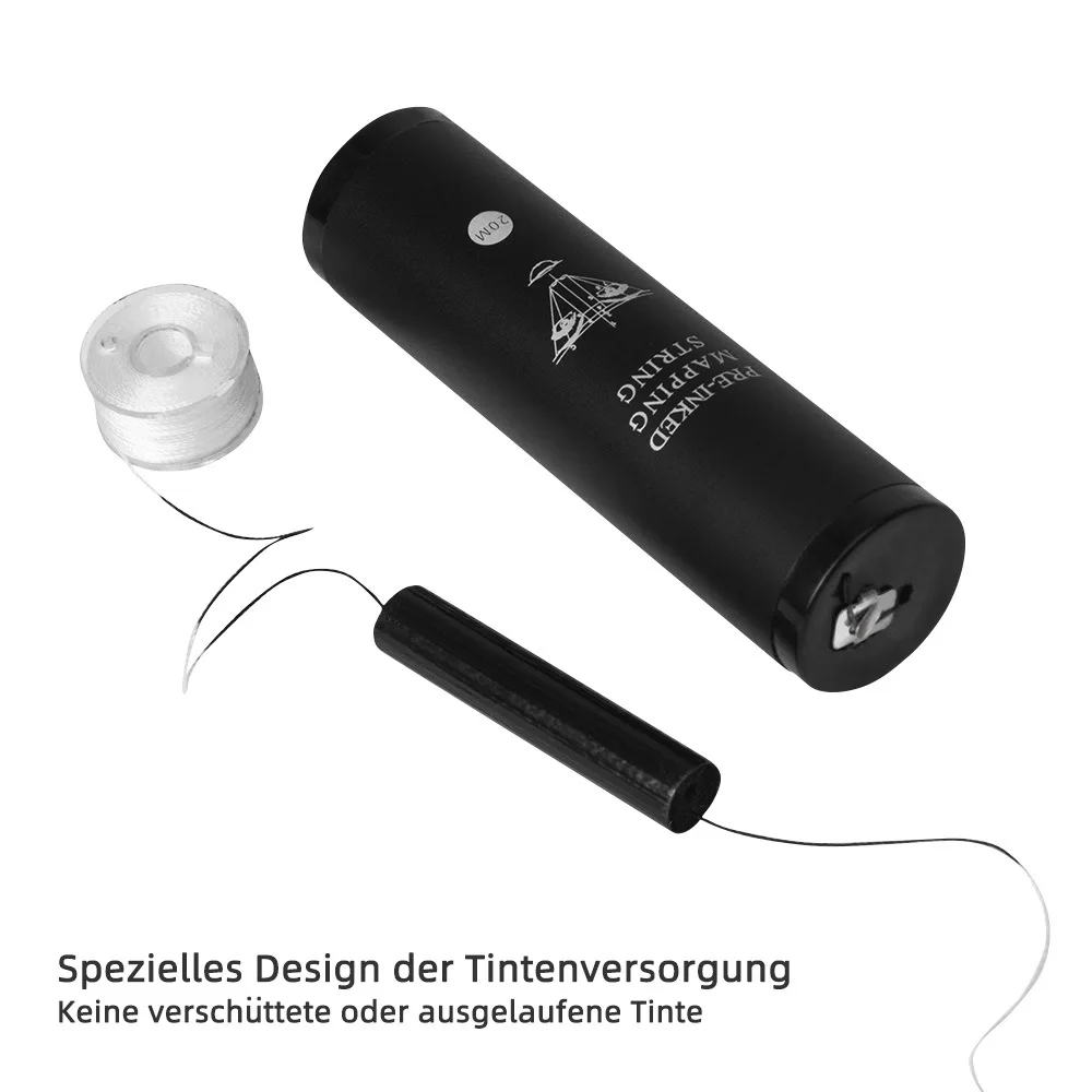 20M Mapping Pre-ink String Micro Eyebrow Line Browser Beginners Makeup Staining Line Semi Permanent Measurement Staining Tool