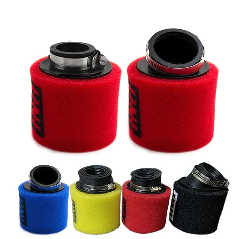 35 38 42 45 48 50 52 53 55mm 오토바이 폼 에어 필터 GY6 50 110 150 200cc 스폰지 클리너 스쿠터 구덩이 자전거 ATV 액세서리