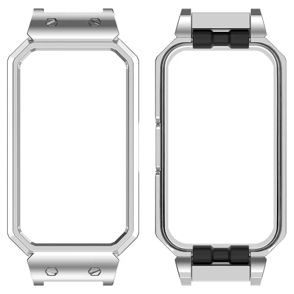 Neue 12MM Metall Fall Ersatz Schutz Schutzhülle Anti-scratch Zubehör Uhr Rahmen Stoßstange für Huawei Band 10/9/8
