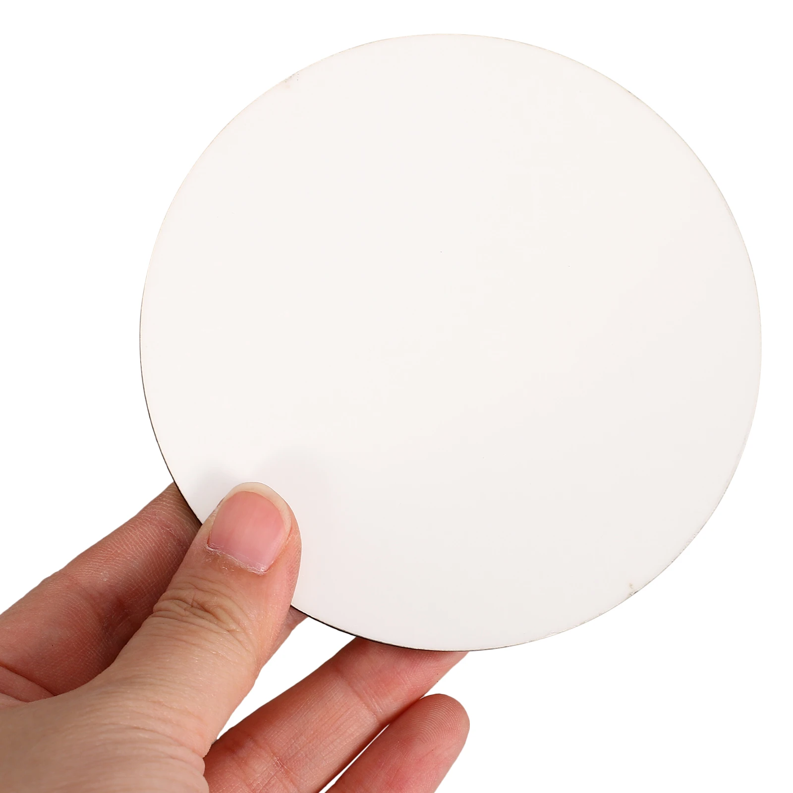 

10 Pcs Blank Wooden Board Painting Supplies Cup Sublimation Heat Transfer Coasters