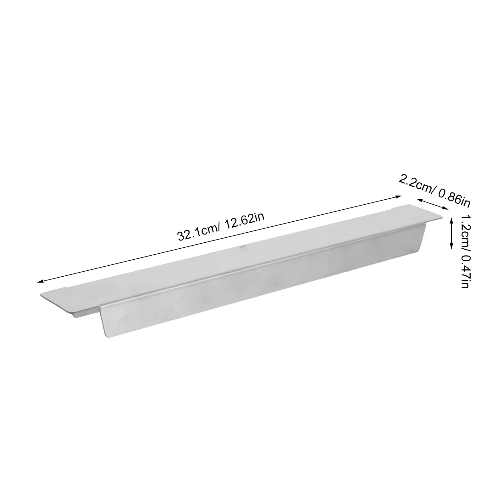 2 Pcs 13 Inch Pallet Divider Bars for Steam Table – Commercial Food Pan Support Bars