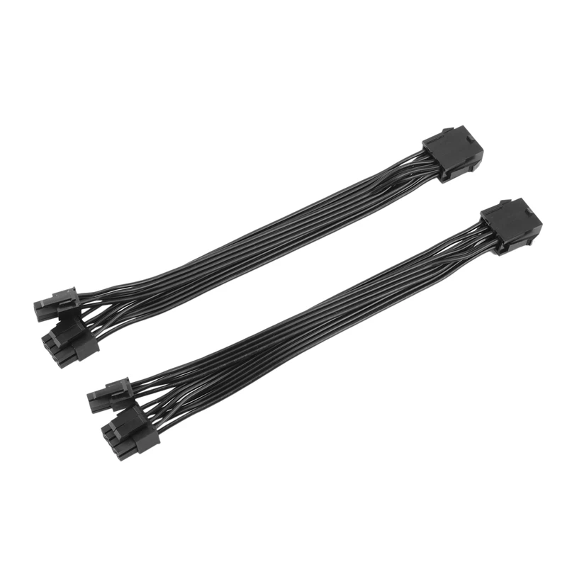 2 Pack EPS12V CPU 8 Pin Female To CPU ATX 8 Pin And ATX 4 Pin Male Power Supply Extension Cable EPS 12V For Motherboard