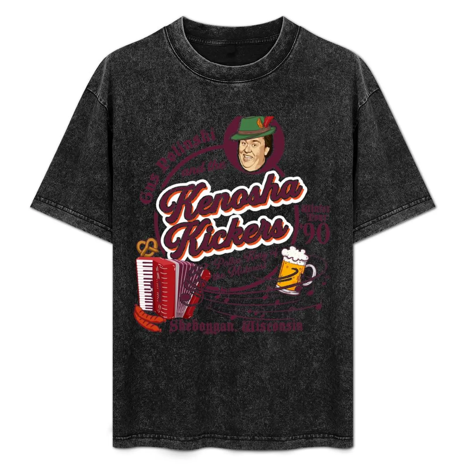 

Kenosha Kickers the Polka King of the Midwest T-Shirt Casual Holiday Short Sleeve Tee