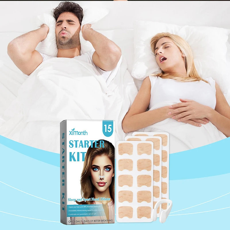 1 Set Nasal Breathing Dilators Magnetic Nasal Strips Increase Air Improve Sleep Quality Reduce Snoring Dropshipping