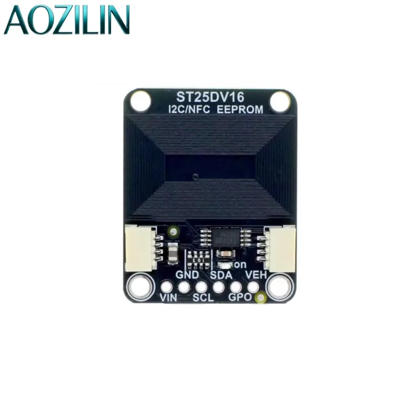 AOZILIN ST25DV16K NFC RFID Dynamic Breakout Module I2C Solderless Connector EEPROM Board For Embedded IoT Smart Label