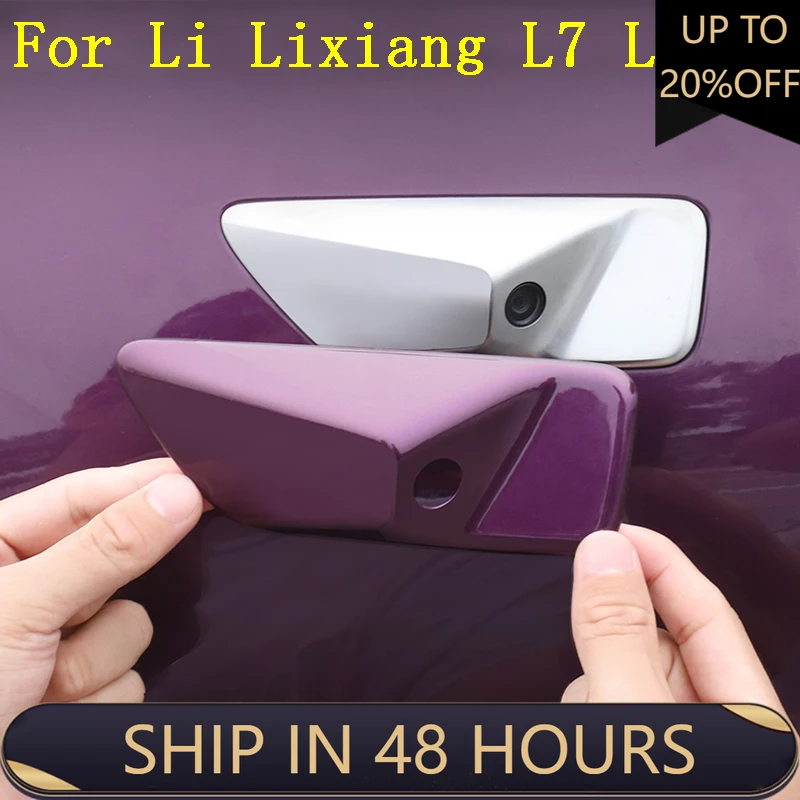 

For Li Lixiang L7 L8 L9 2022 2023 Side Standard Leaf Board Stickers Side Camera Protection Cover Accessories