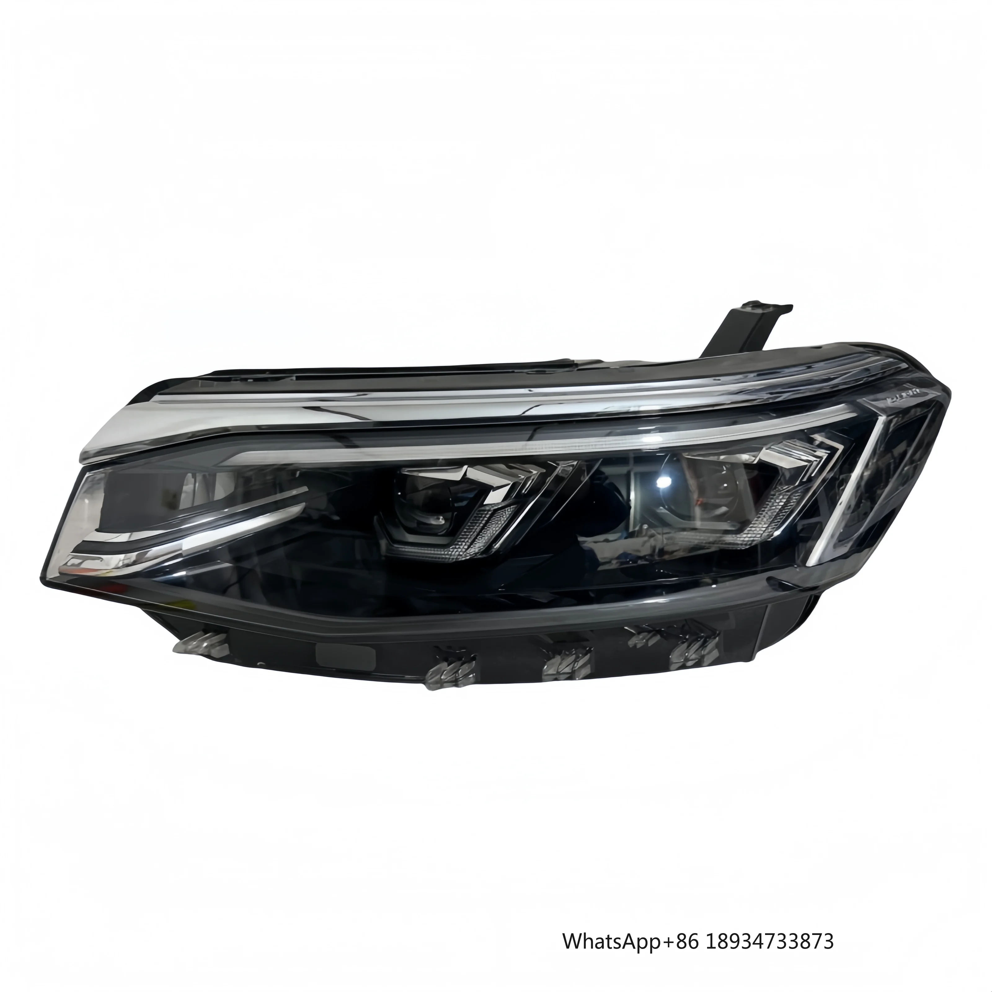 For VW Viloran LED Headlights Blue Light Color 6000k Premium Headlamp Lens Remanufactured H4 Bulb Shape 4000 Lumens Universal