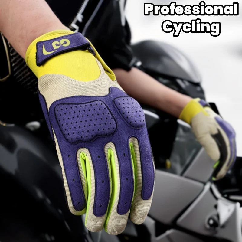 Cycling Gloves Outdoor Road Bike Thick Anti-scratch Anti-skid Wear-resistant Breathable Shock-absorbing Motorcycle  Gloves