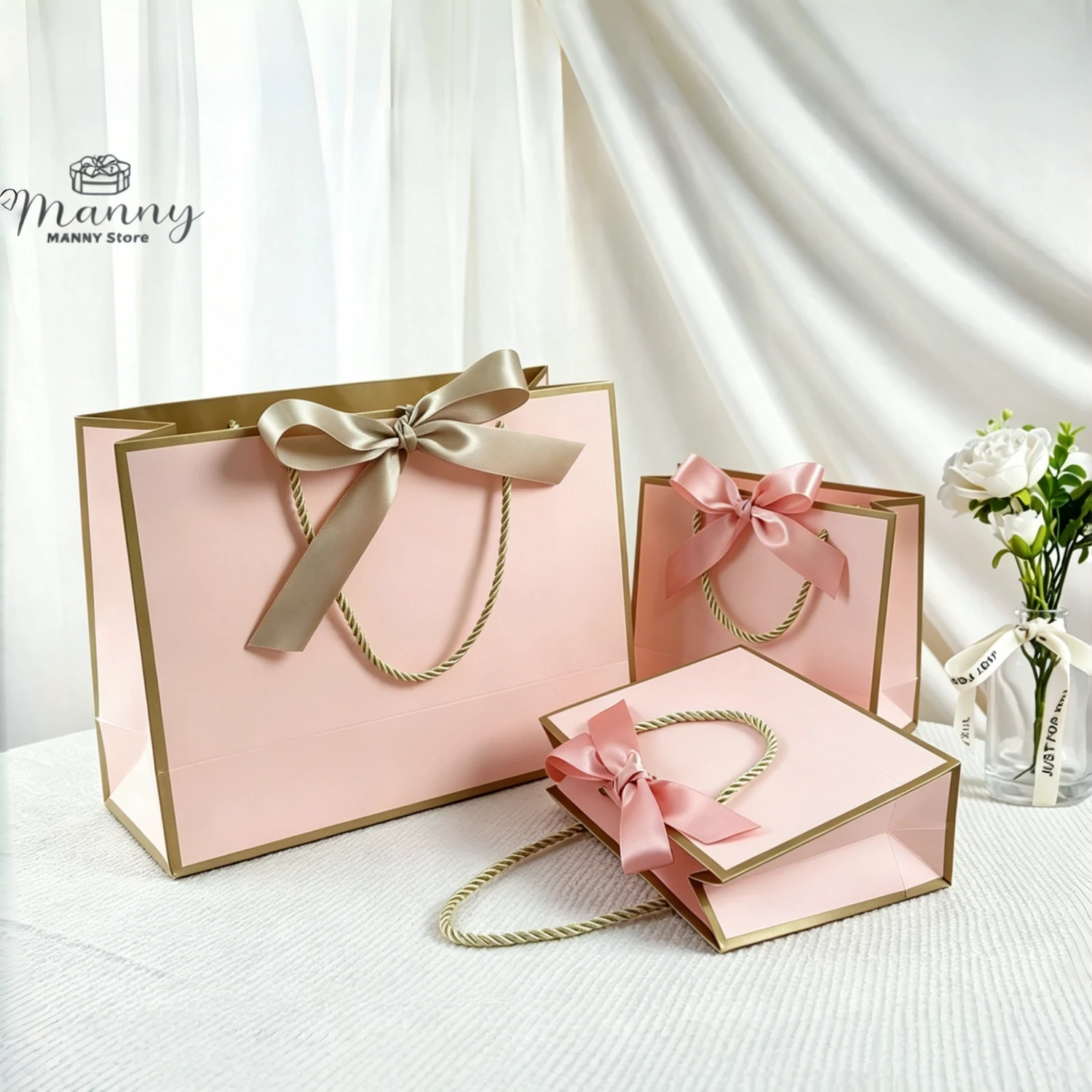 10 Stück benutzer definierte Logo Geschenk papier Paket Tasche für kleine Unternehmen Hochzeit begünstigt Valentinstag Geschenke Tasche Personal isierung Paket Taschen – Detail 17