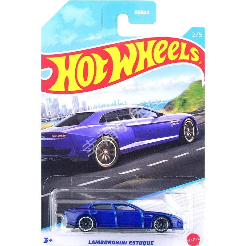 Original Hot Wheels Car Diecast Alloy 1:64 GDG44 Tesla Model 3 Voiture Porsche Panamera Turbo Toys for Boys Kids Collection Gift