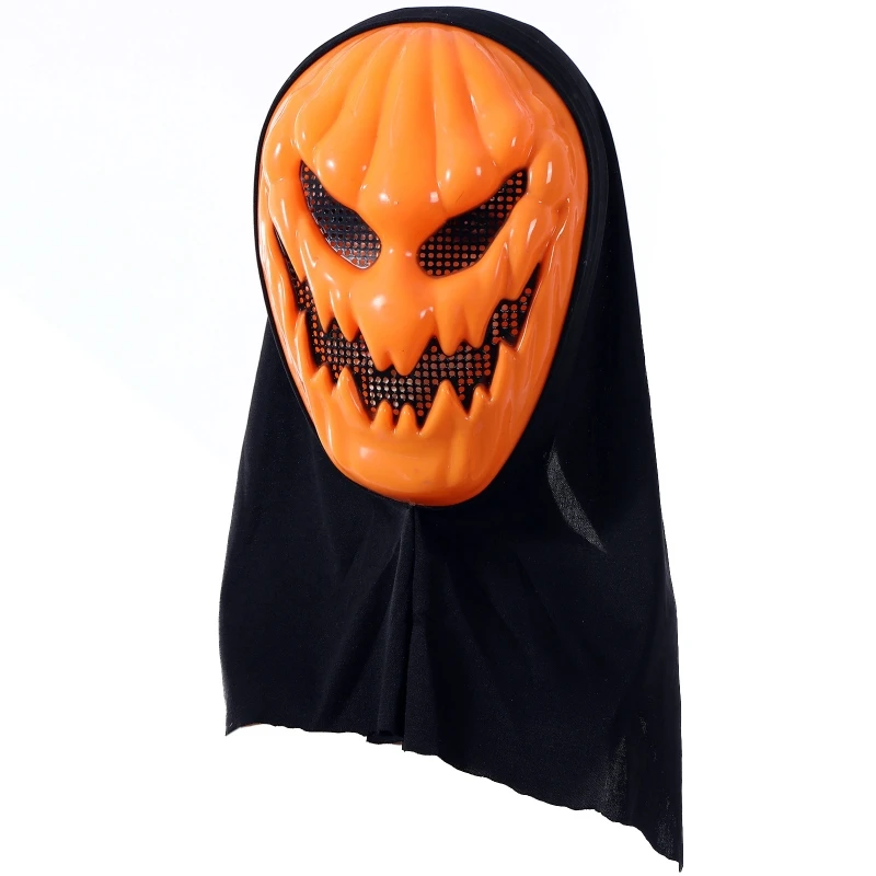 

Halloween Pumpkin Face for Head Mask Novelty Scary for Party and Trick or Treat Halloween Fancy Dress Party Mask Costume