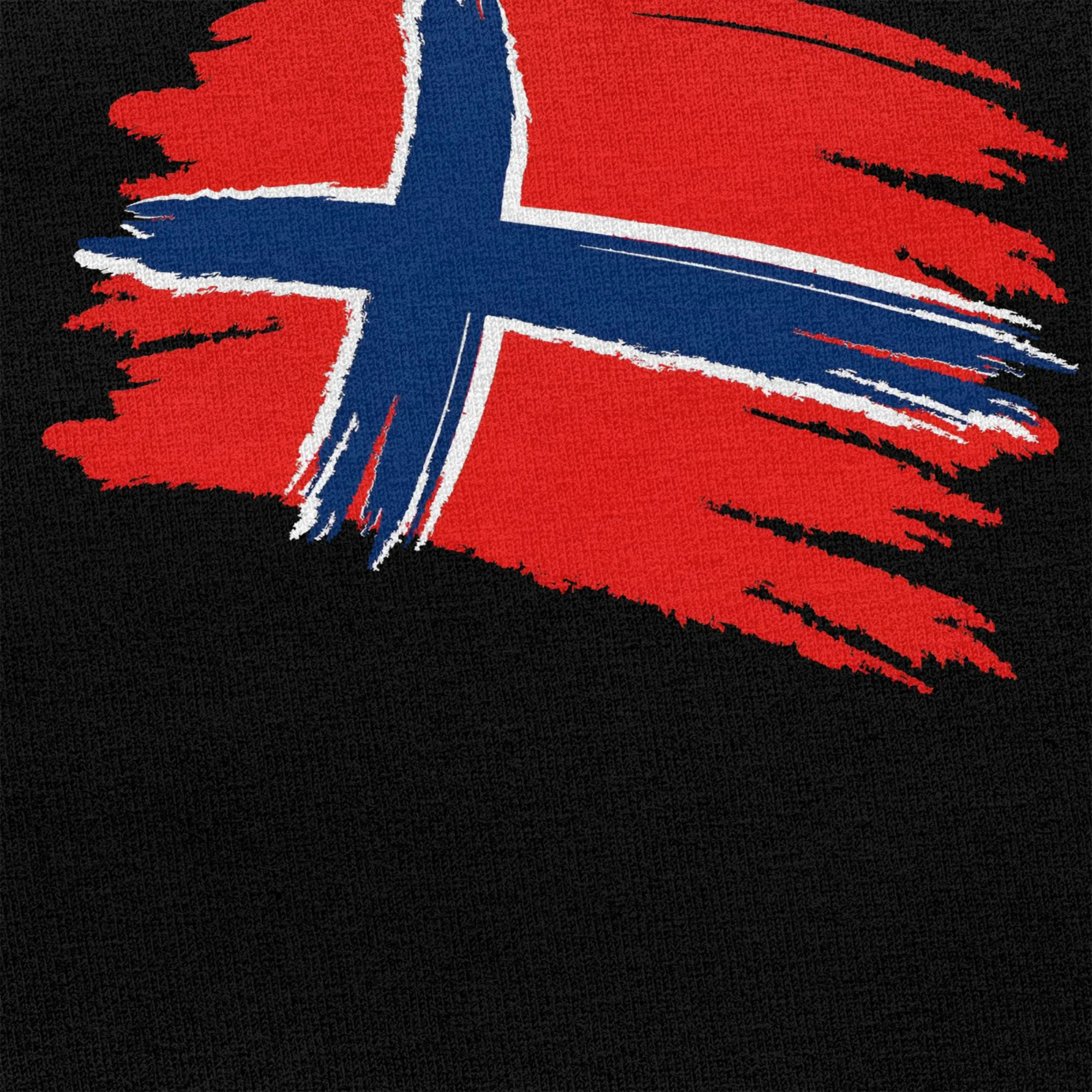 Custom Trendy Sticker Style Norge Norway Flag T Shirt Men Short Sleeves 100% Cotton T-shirt Leisure  Tees Streetwear Tshirt - view 4