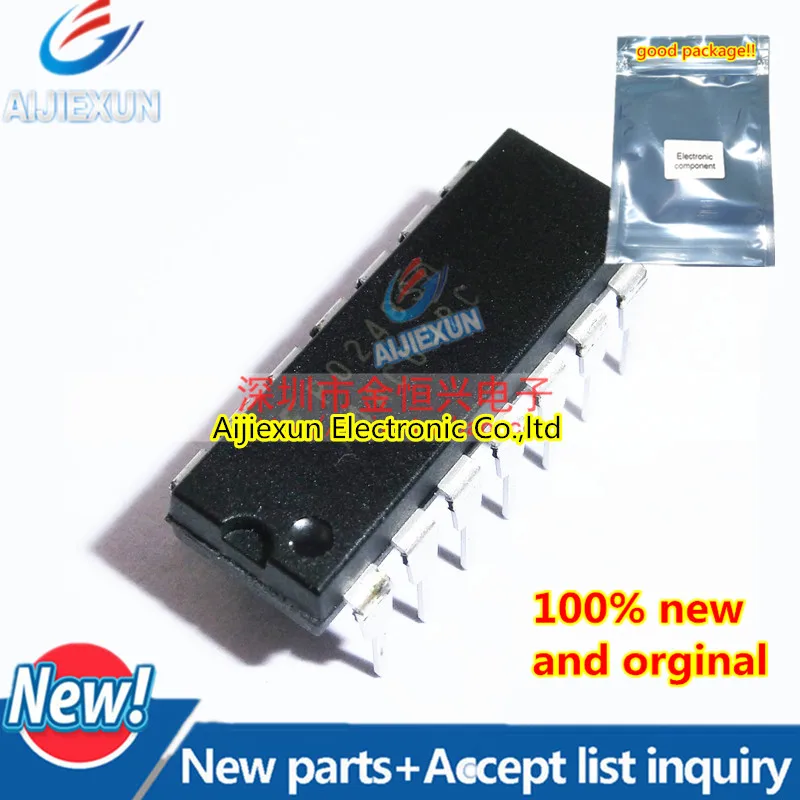 

10 шт. 100% новый и оригинальный 74AC04PC 74AC04 DIP-14 шестигранный инвертор, большой запас