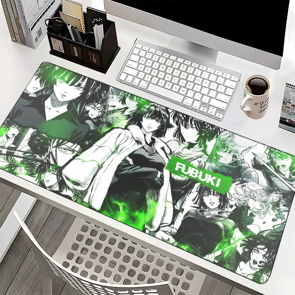 anime One Punch Man Mouse Pad Gamer Large Cute Mousepad Keyboard Personality Pink 700x300mm mouse player Anime Carpet Laptop